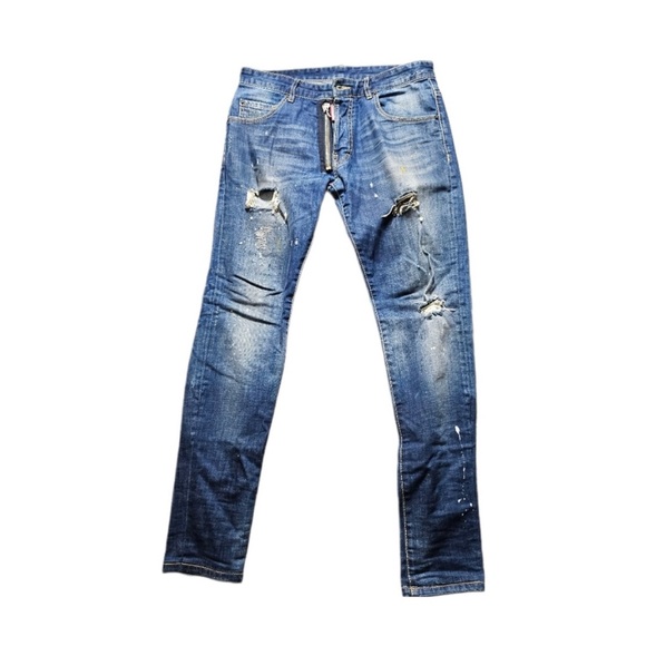 DSQUARED2 Men's Blue Jeans Authentic - Picture 3 of 12